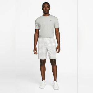 Nike Golf Plaid Check Dri-Fit Shorts Size 40
